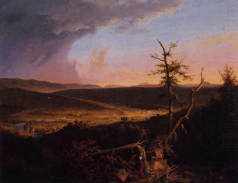 View on Schoharie, Thomas Cole